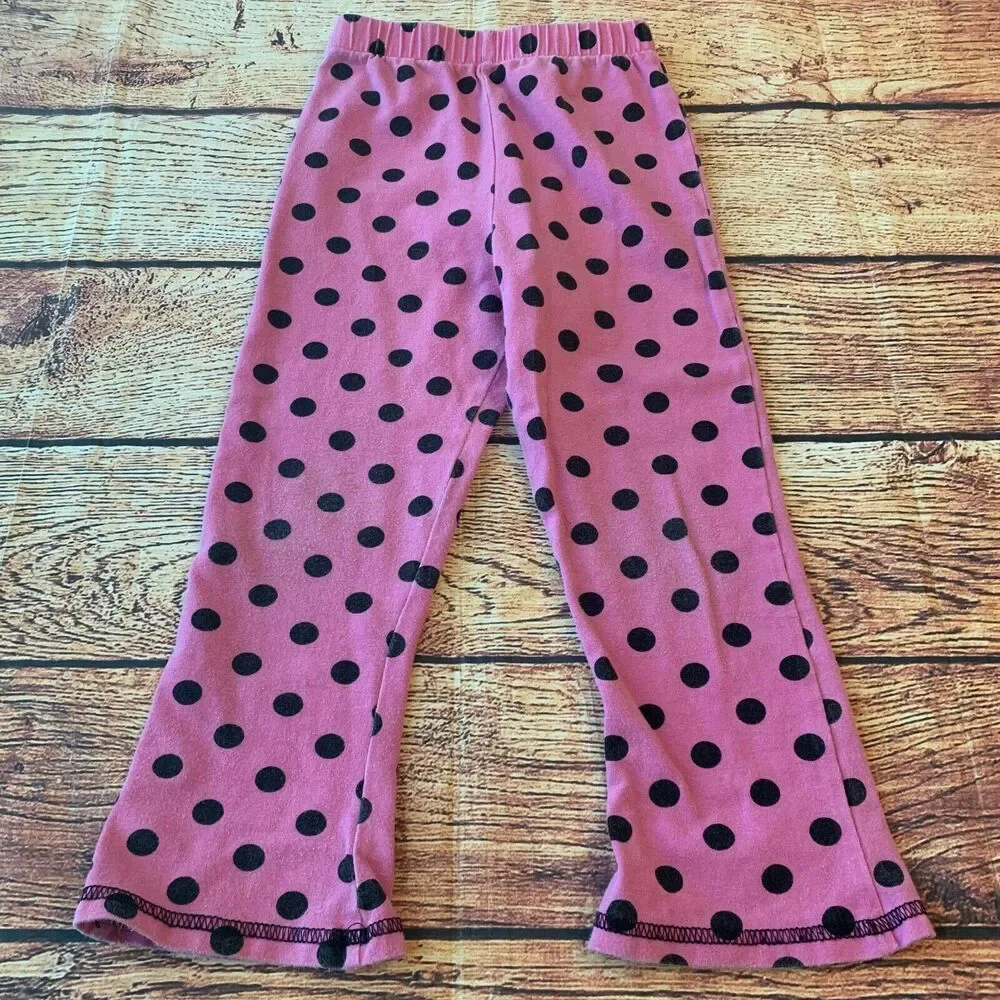 Gymboree’s Girls Leggings Lounge Pants Bundle Lot Polka Dot Stretch Sz 4